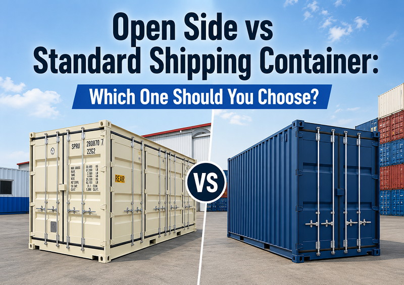 Open Side vs Standard Shipping Container: Which One Should You Choose?